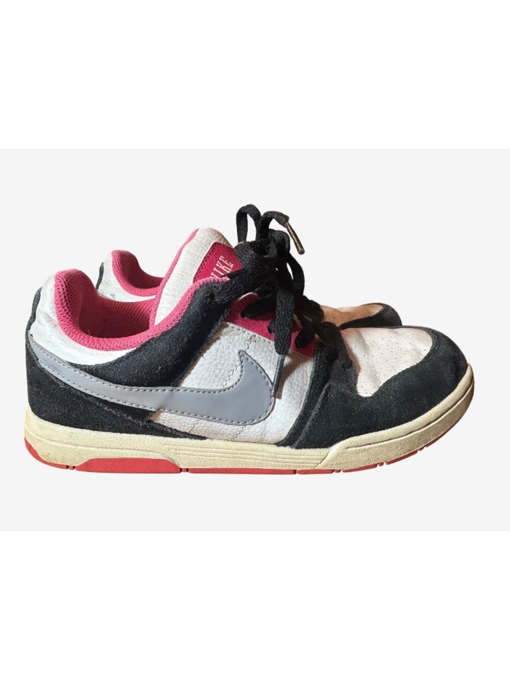 Nike 6.0 Mogan 2 Jr G Youth Shoes White/Black/Pink Flash Size 6Y